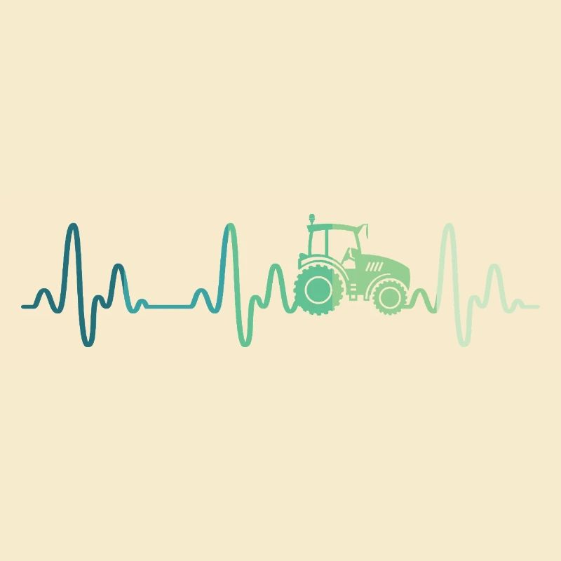 Farmer Herzschlagtraktor