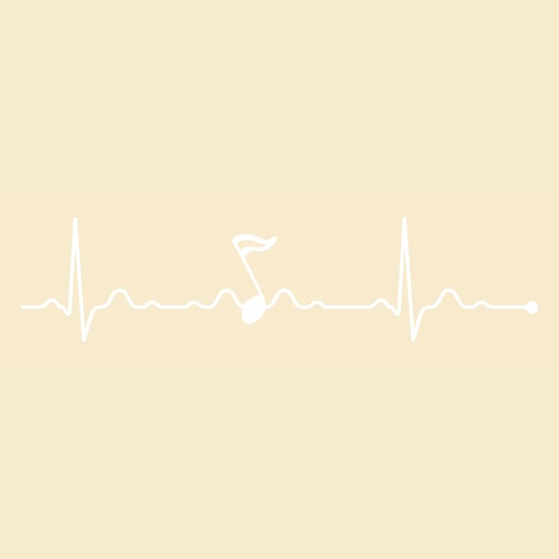 Herzschlag Vogel EKG-Design