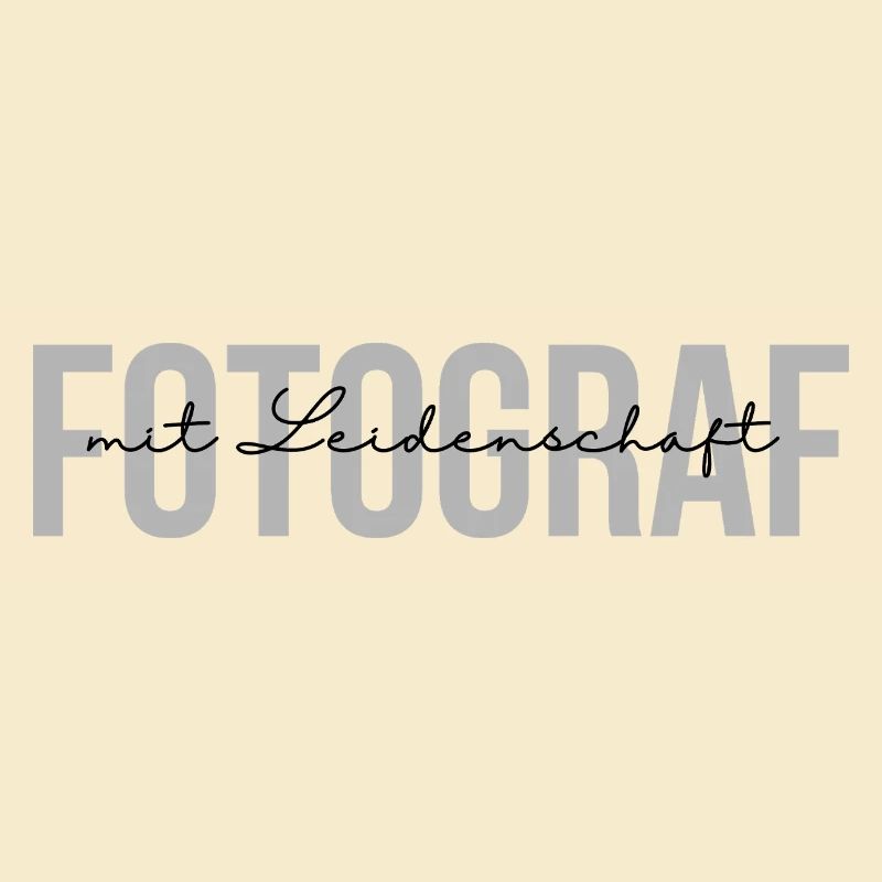 Fotograf mit Leidenschaft (Black)