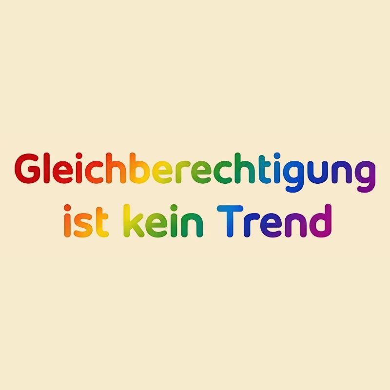 Equality is not a trend rainbow