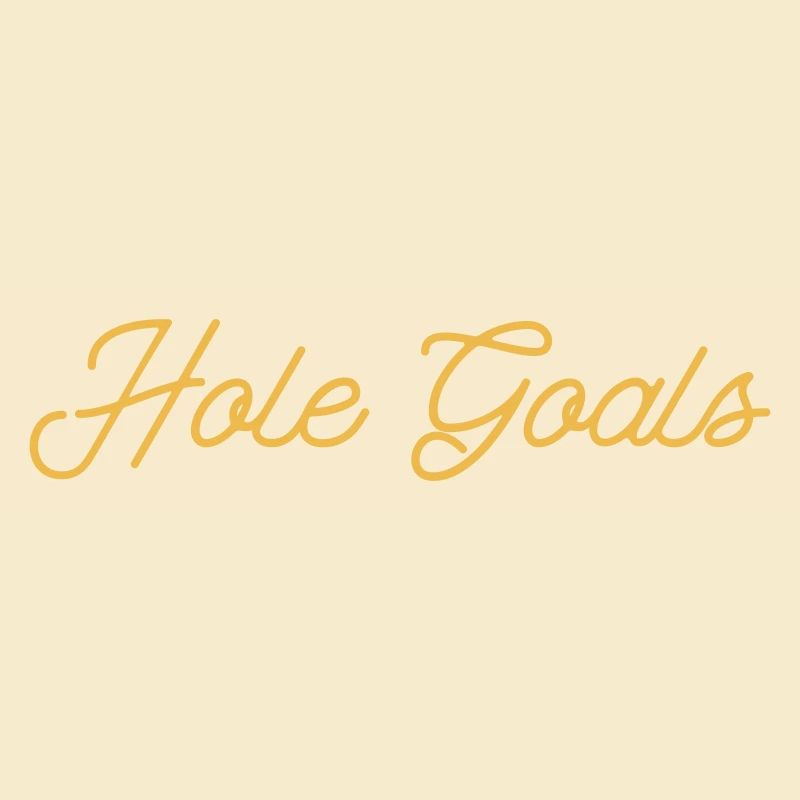 Hole Goals Golf Spruch