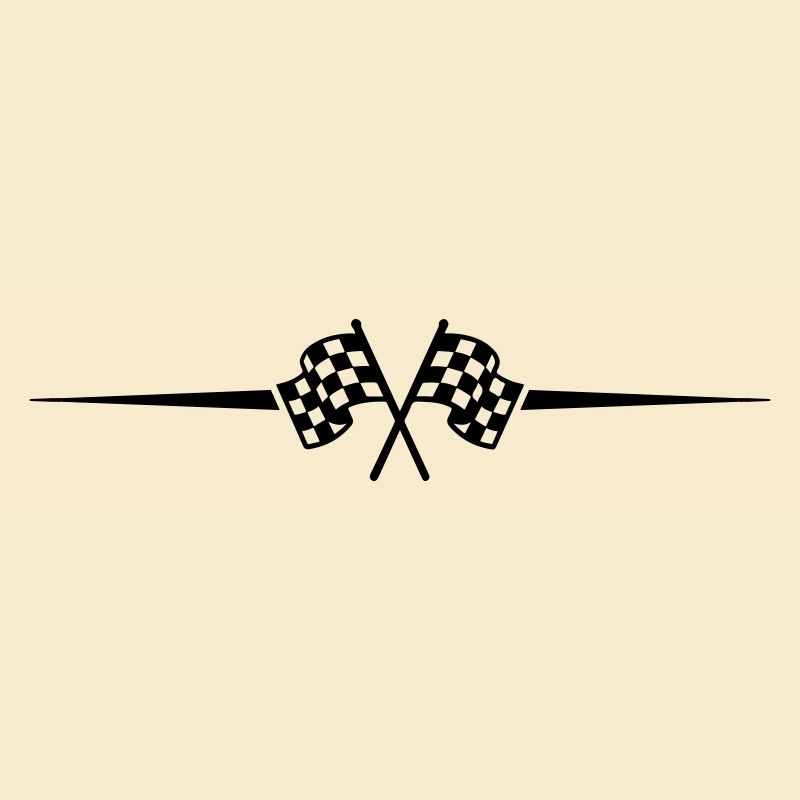 Icône de course de drapeau de course