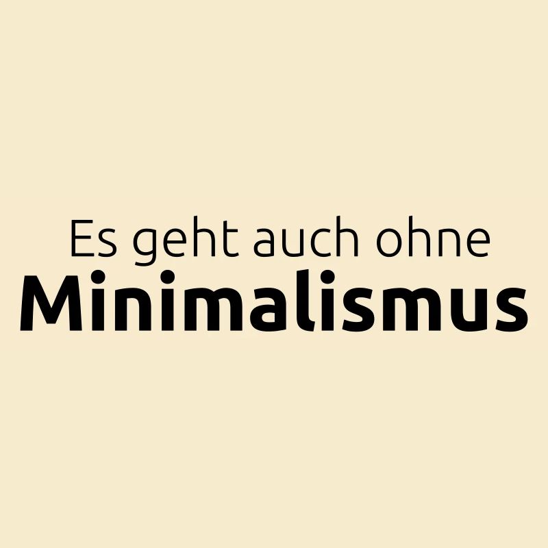 Omettez le minimalisme