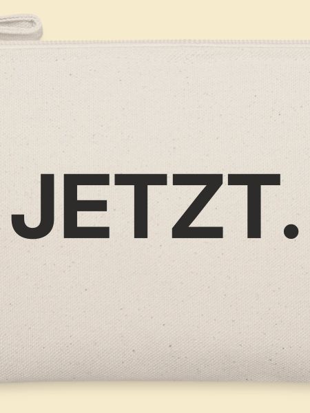 Jetzt – Minimalistisches Textdesign