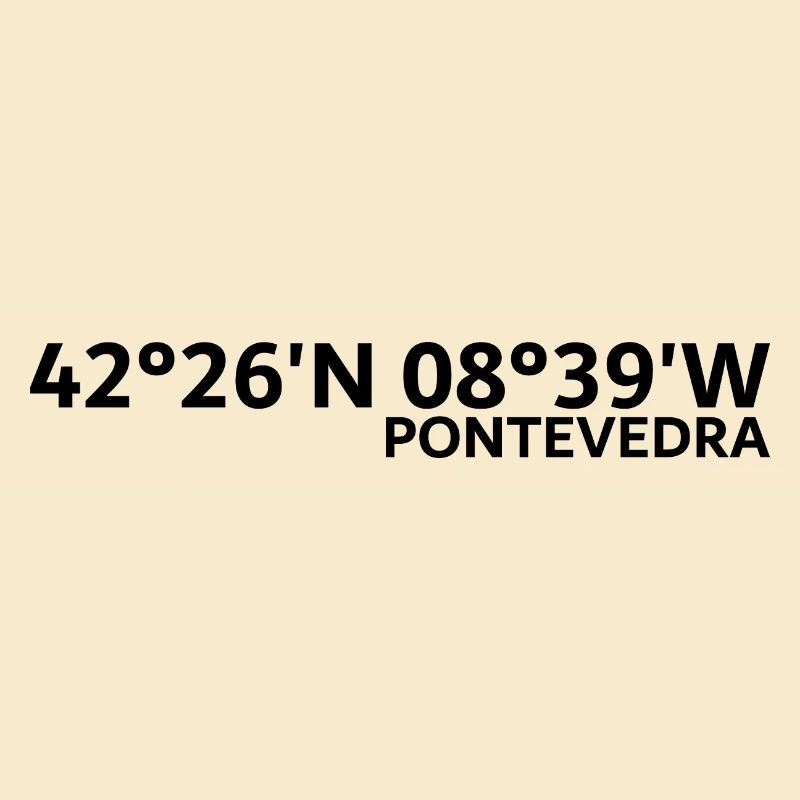 Pontevedra coordinates