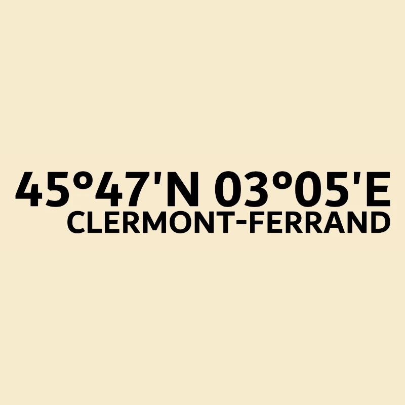 Coordonnées clermont-ferrand