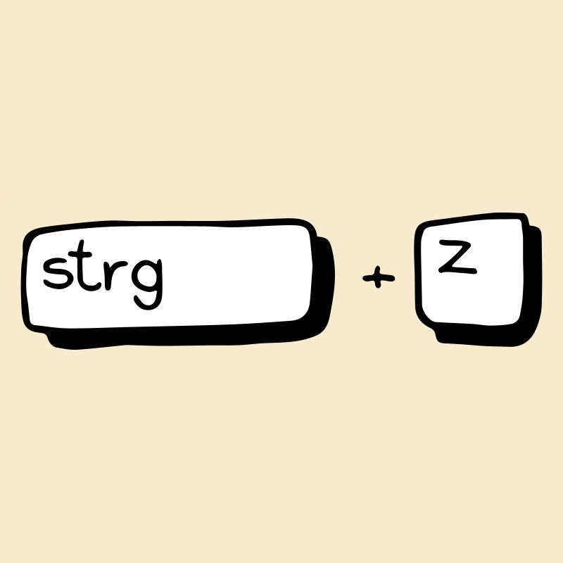 strg + Z