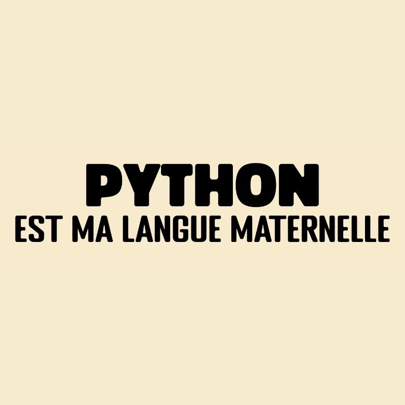 Python Est Ma Langue Maternelle