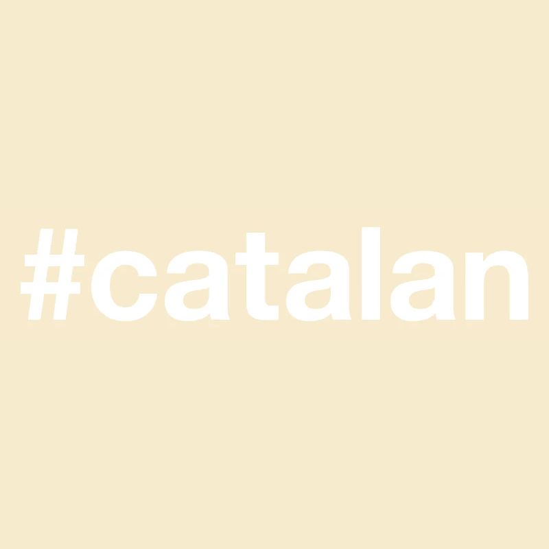 CATALAN Katalanisch Hashtag