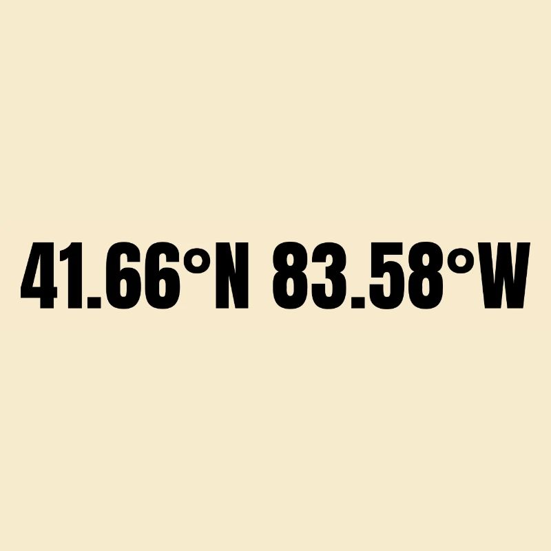 Toledo, Ohio, USA Coordinates
