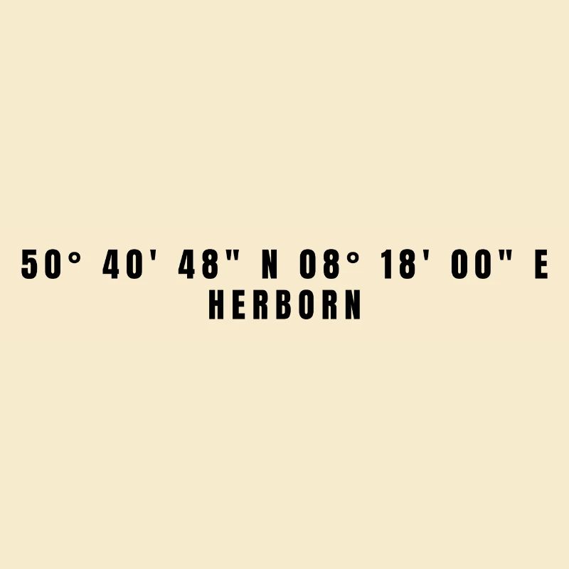 Herborn, Hesse, Coordinates