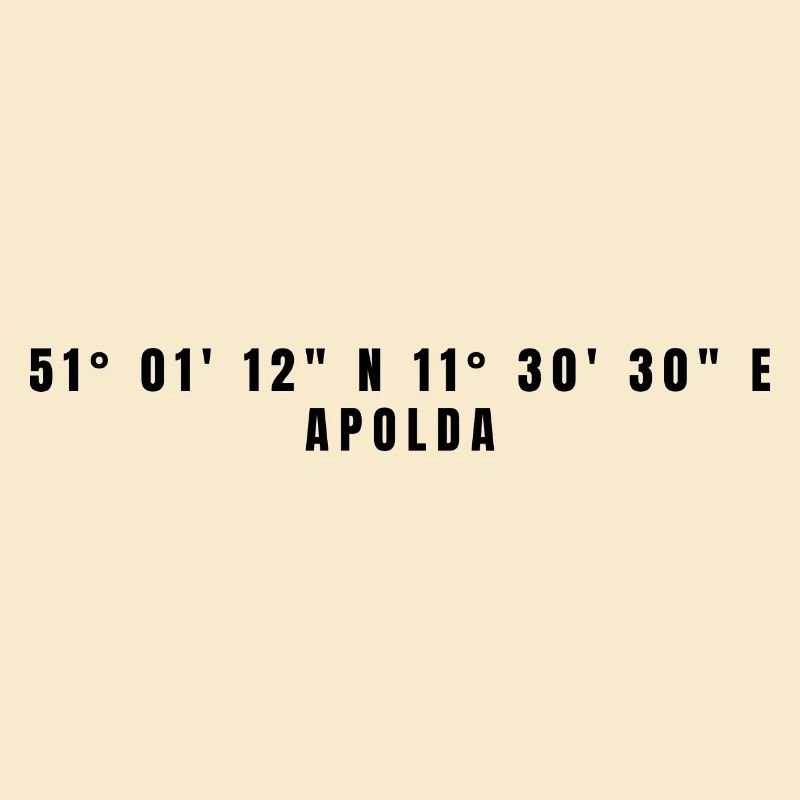 Apolda, Thuringia Coordinates