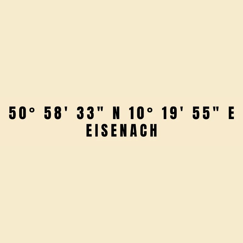 Eisenach, Thuringia Coordinates