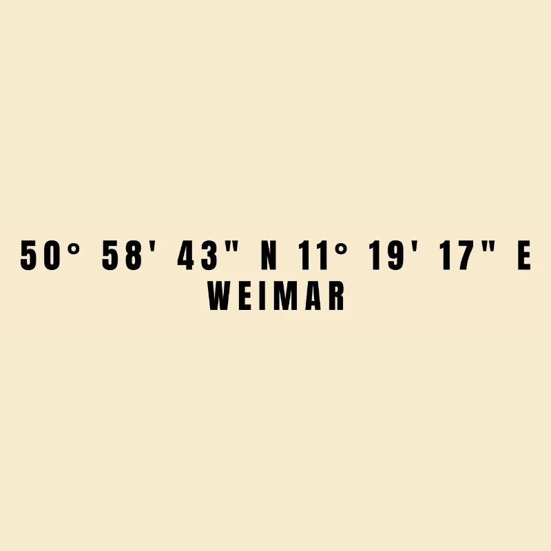 Weimar Thuringia Coordinates