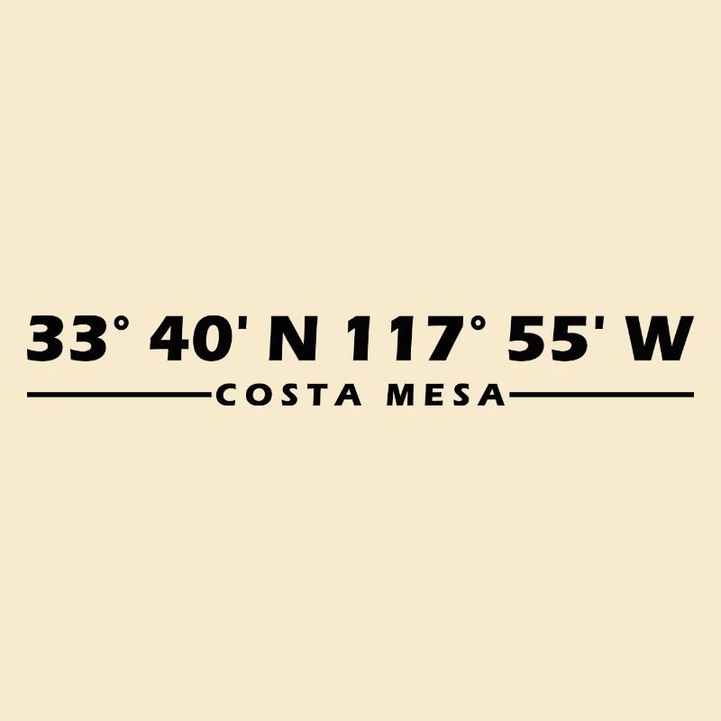 Costa Mesa Coordinates