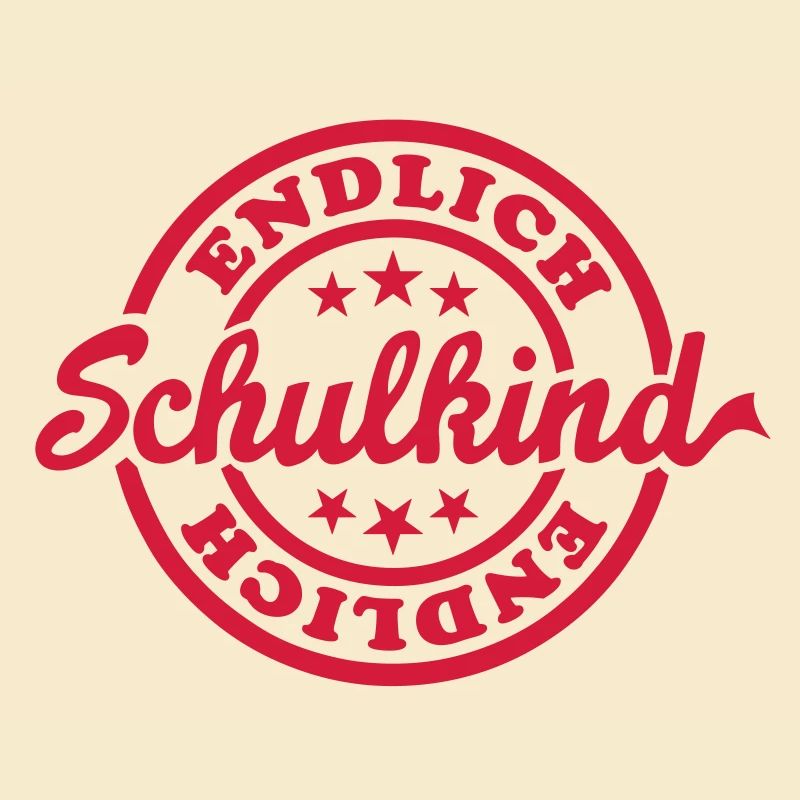 Endlich Schulkind (Stempel)