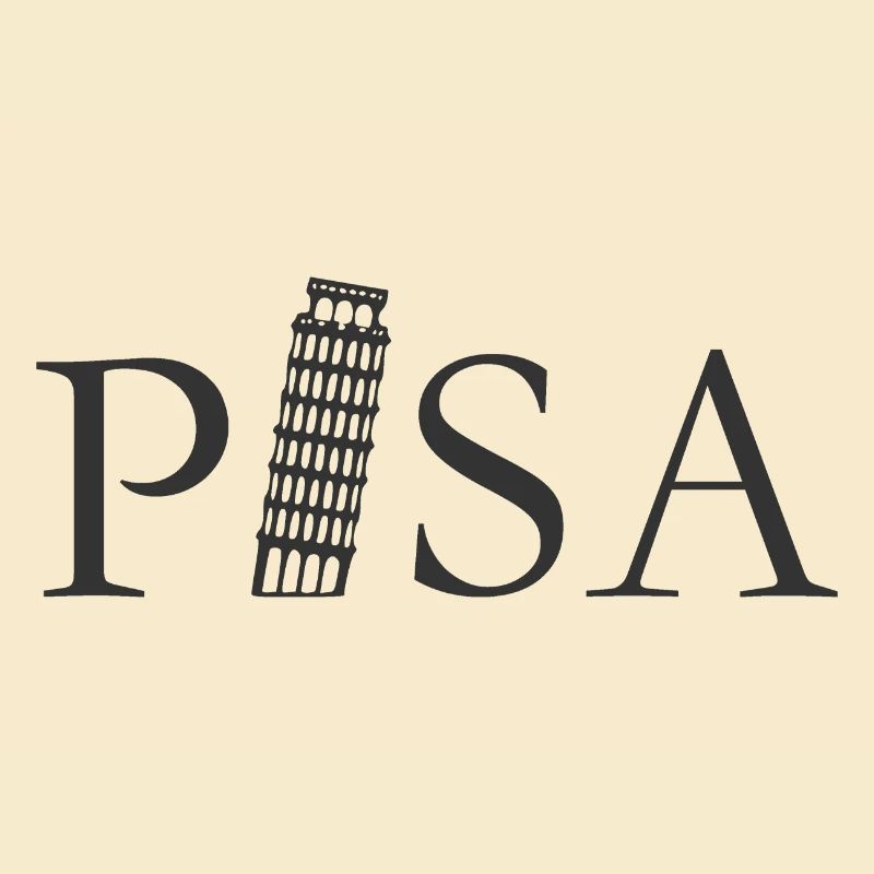 Freizeitshirt ' Pisa Tower '