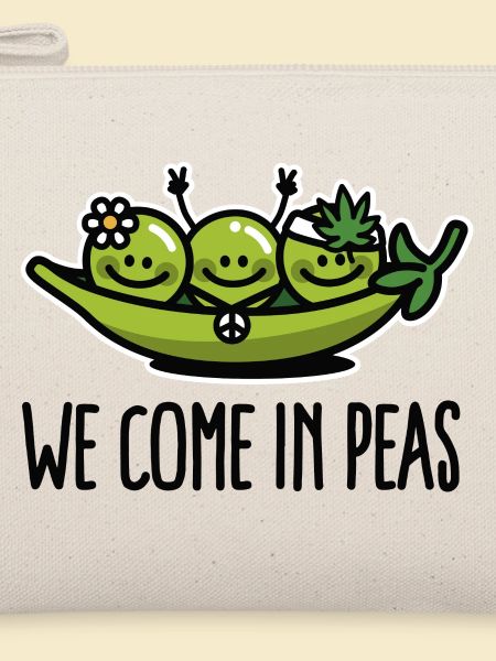 We come in peas / peace