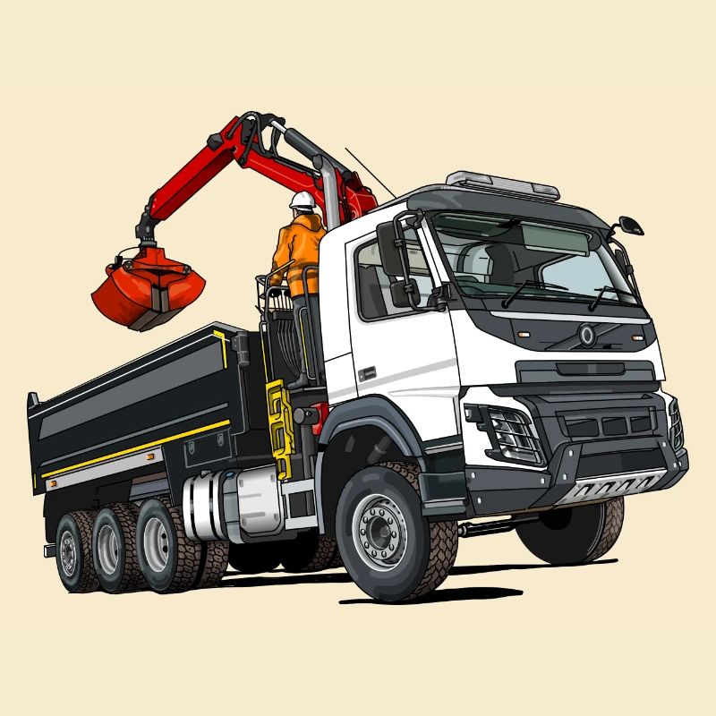 LKW mit Kran
