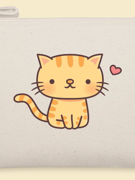 Nettes orange Tabby-Katzen-Gekritzel