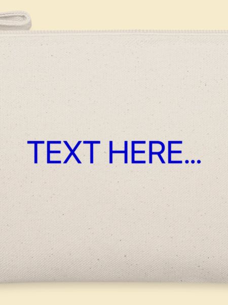 Klartext Blau Textdruck