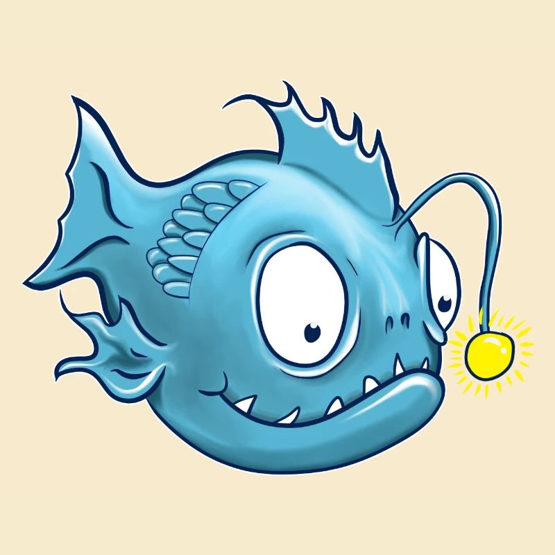 Laternenfisch oder auch Anglerfisch