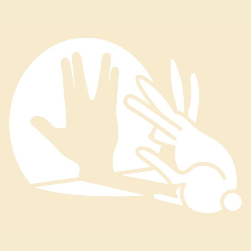 Rabbit Shadow Hand Volcanic Greeting trekkie