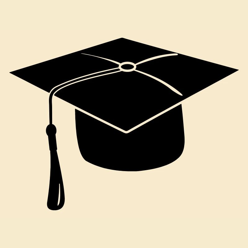 Exam presentation hood or hat logo