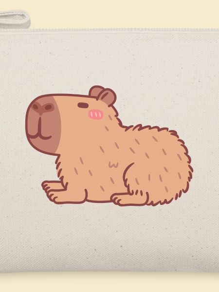 Süßes ruhendes Capybara Doodle
