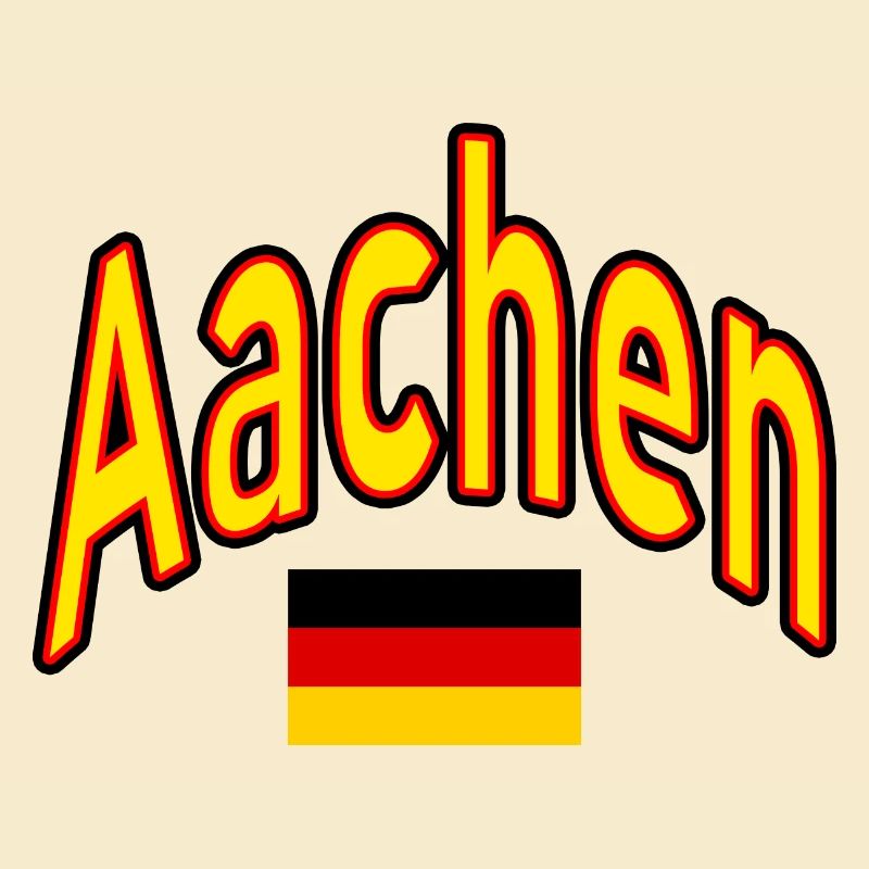 Aachen deutschland flagge