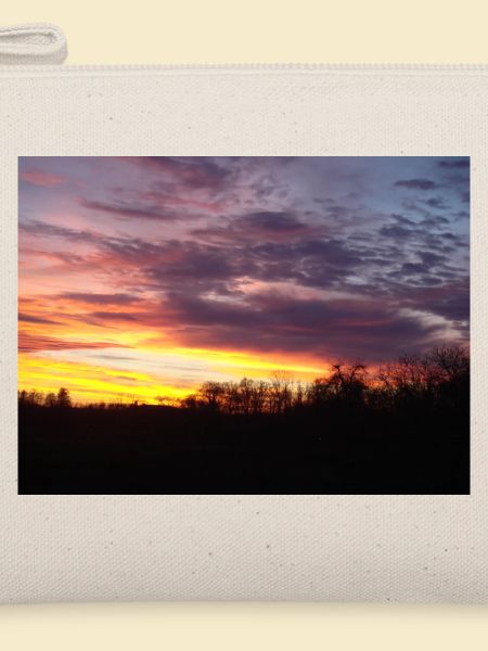 Abendrot im Winter