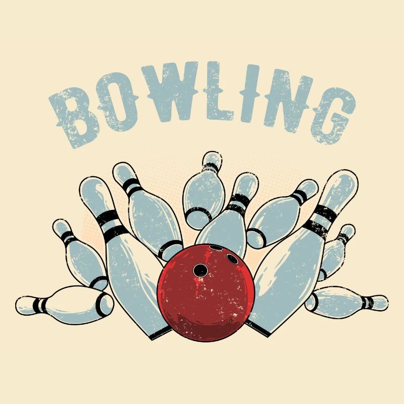 Bowling Strike Skizze