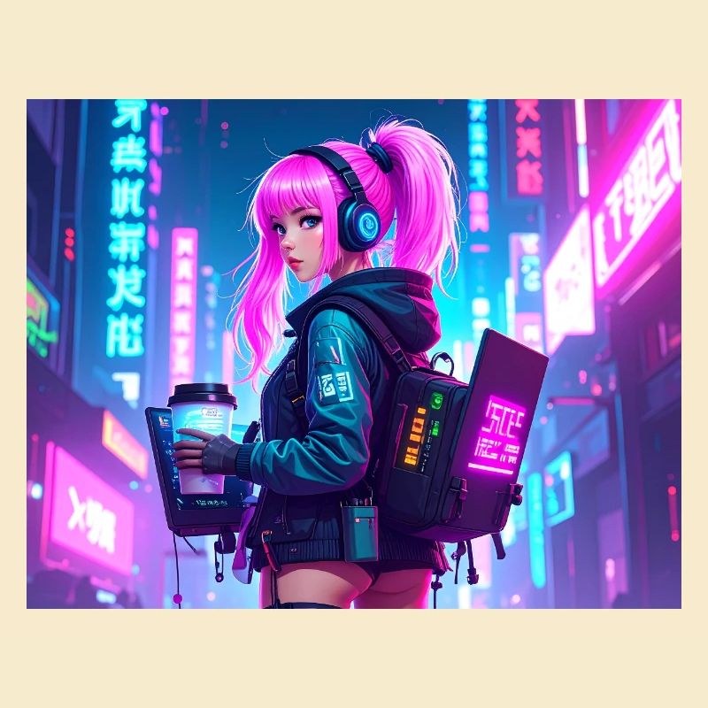 Cyber DJ Coder – Beats, Bytes & Blinks