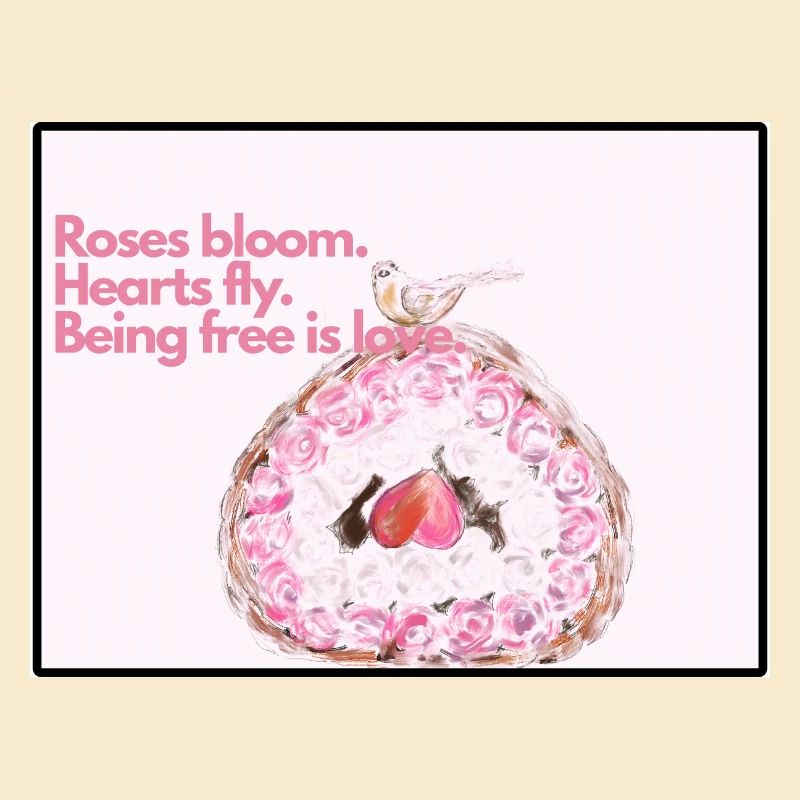 Conception d’ailes de coeur floral