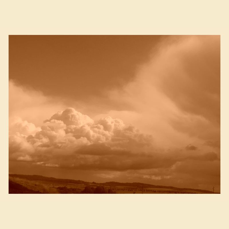 Cloudscape sépia