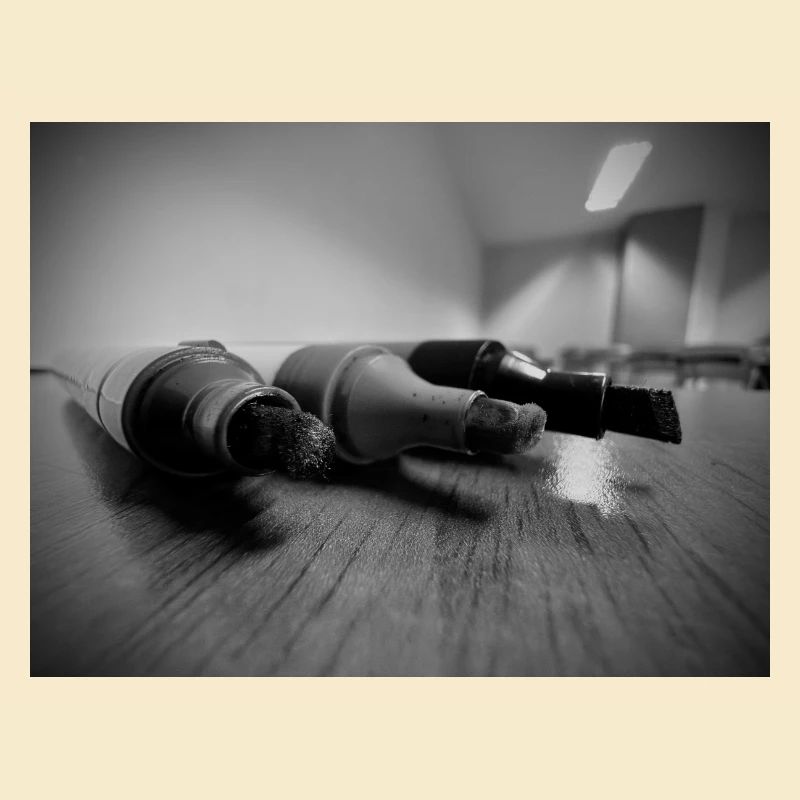 Pinceaux noir et blanc