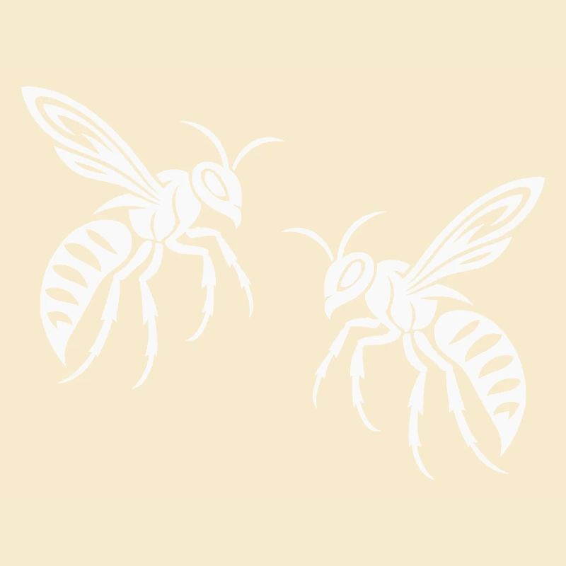 Biene Wespe