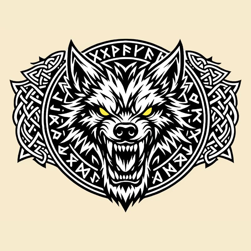 Fenrir-Wolf-Wikinger