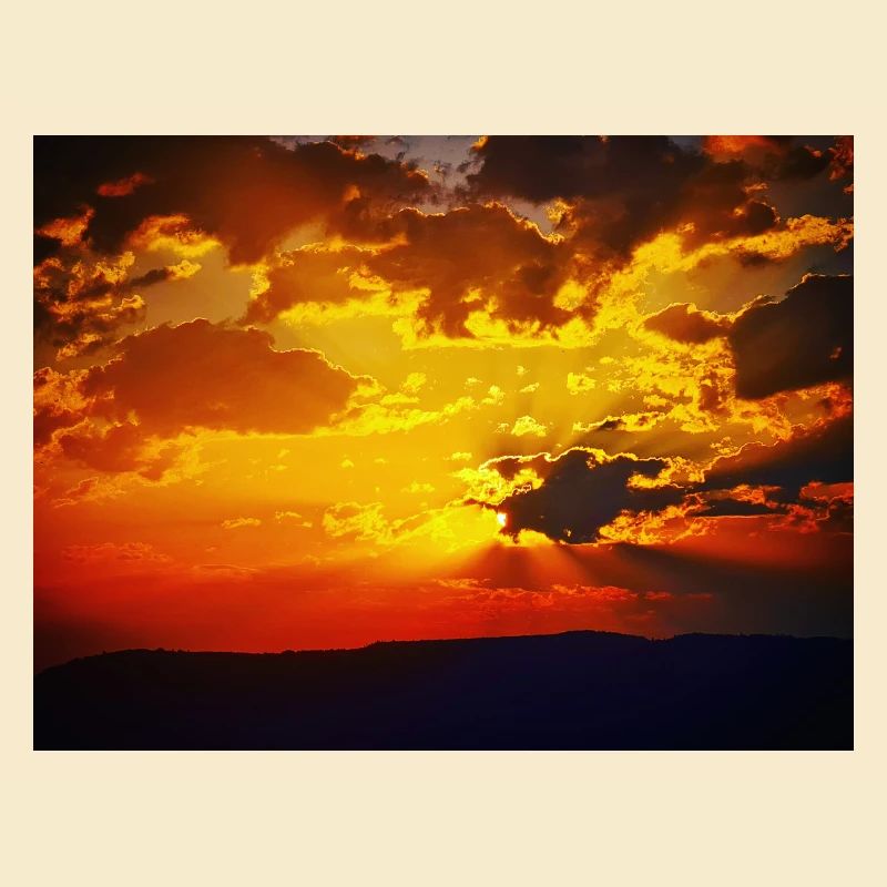 Sunset Fire Rays