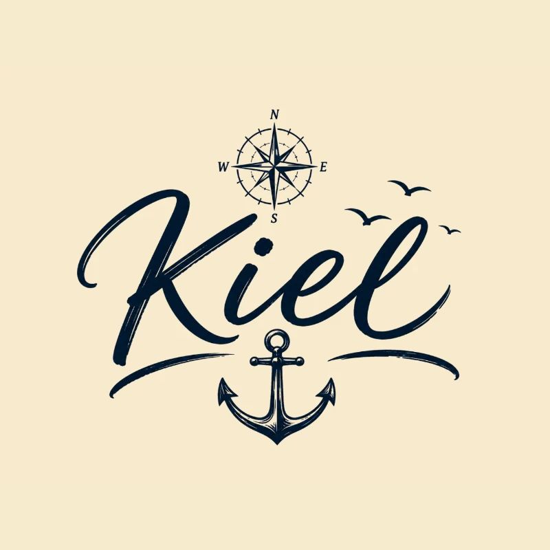 Kiel Mode mit Anker und Kompass