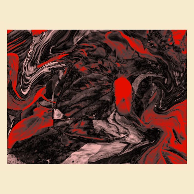 Roter Marmorwirbel Muster