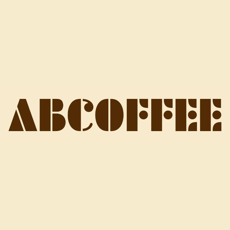 Coffee alphabet