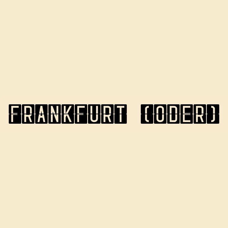 Panneau de l’aéroport de Francfort (Oder)