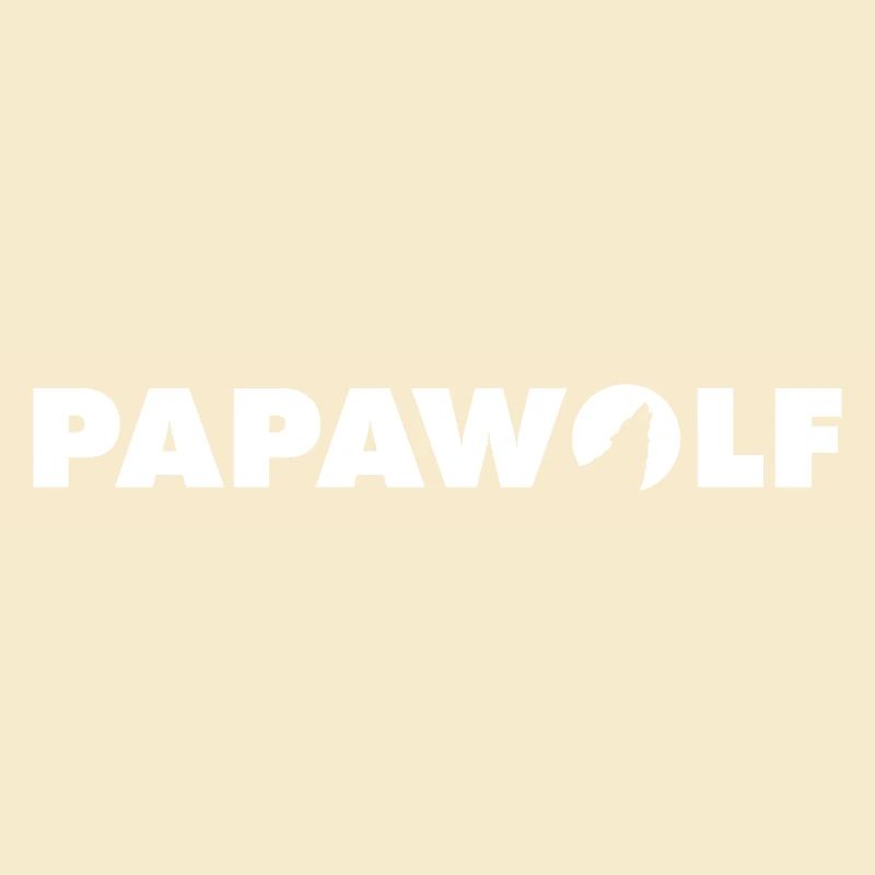 Papawolf white lettering
