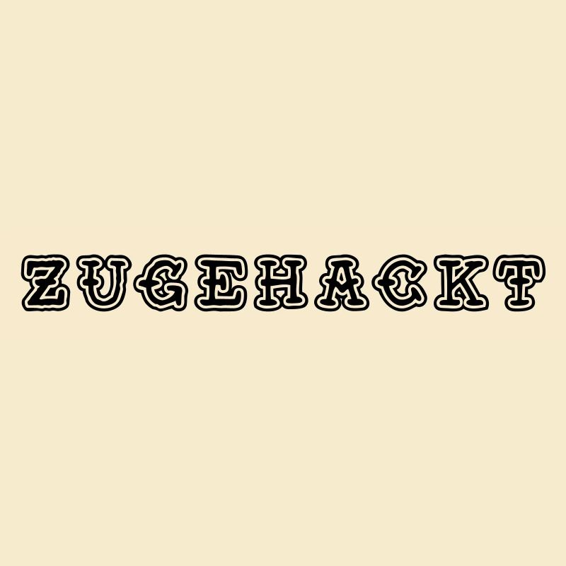 zugehackt tätowiert tattoo