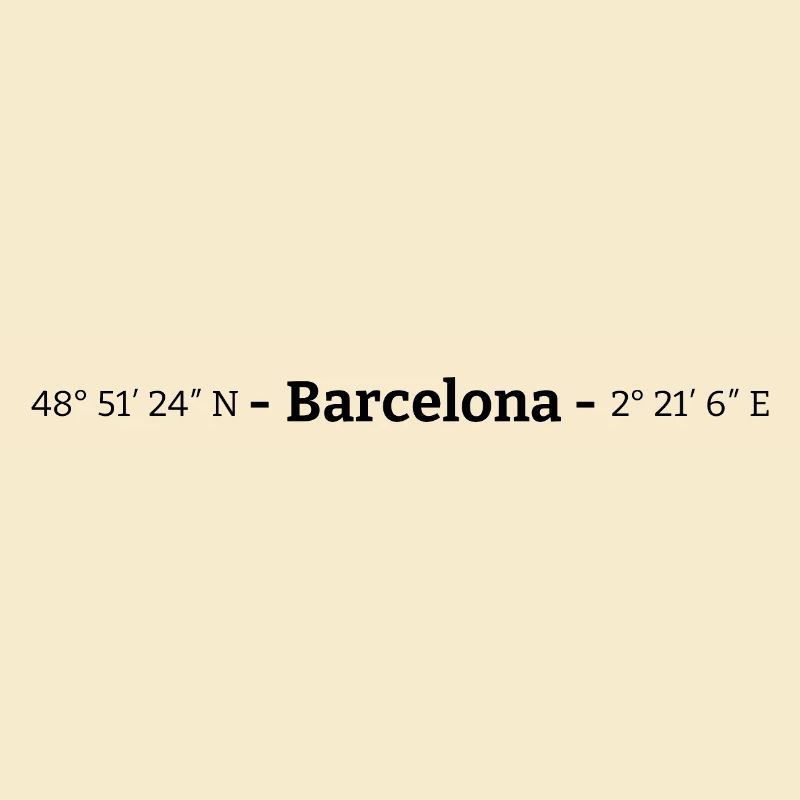 Coordinates Barcelona