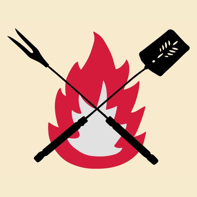 barbecue cook tools fire on BBQ best gift idea