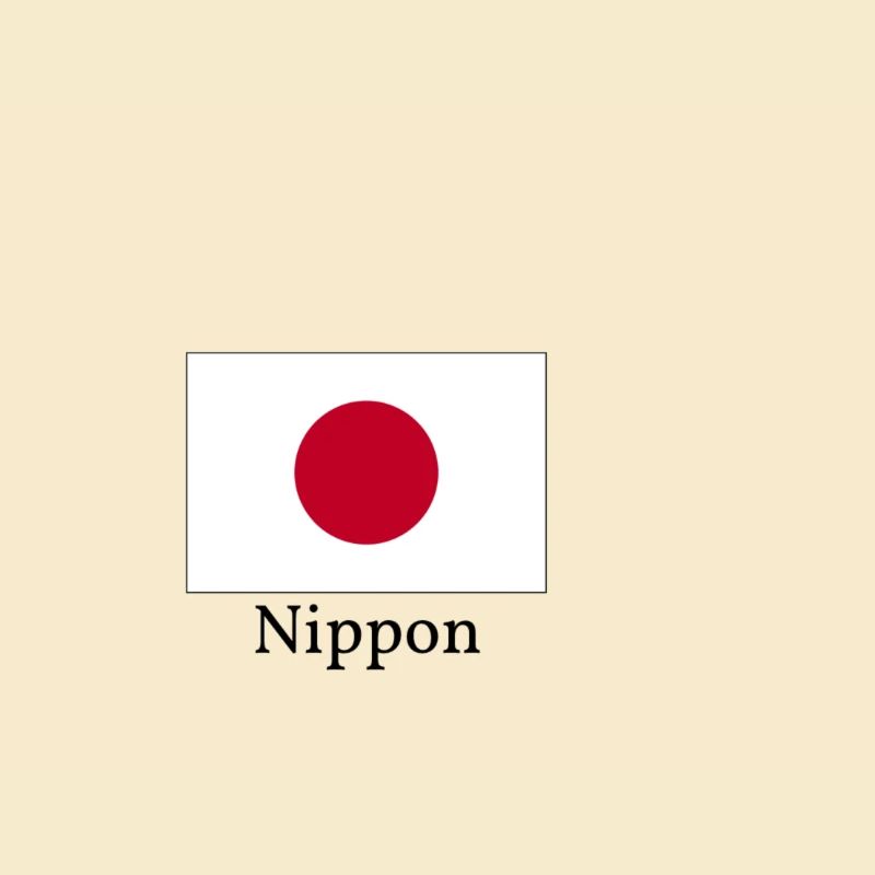 Conception du drapeau japonais