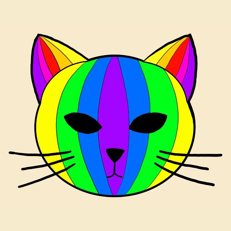 Regenbogen Katze