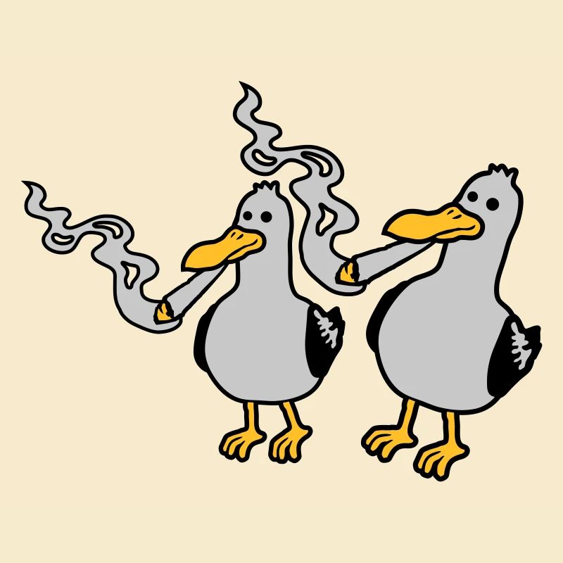 2 Kiffer Möwen Freunde